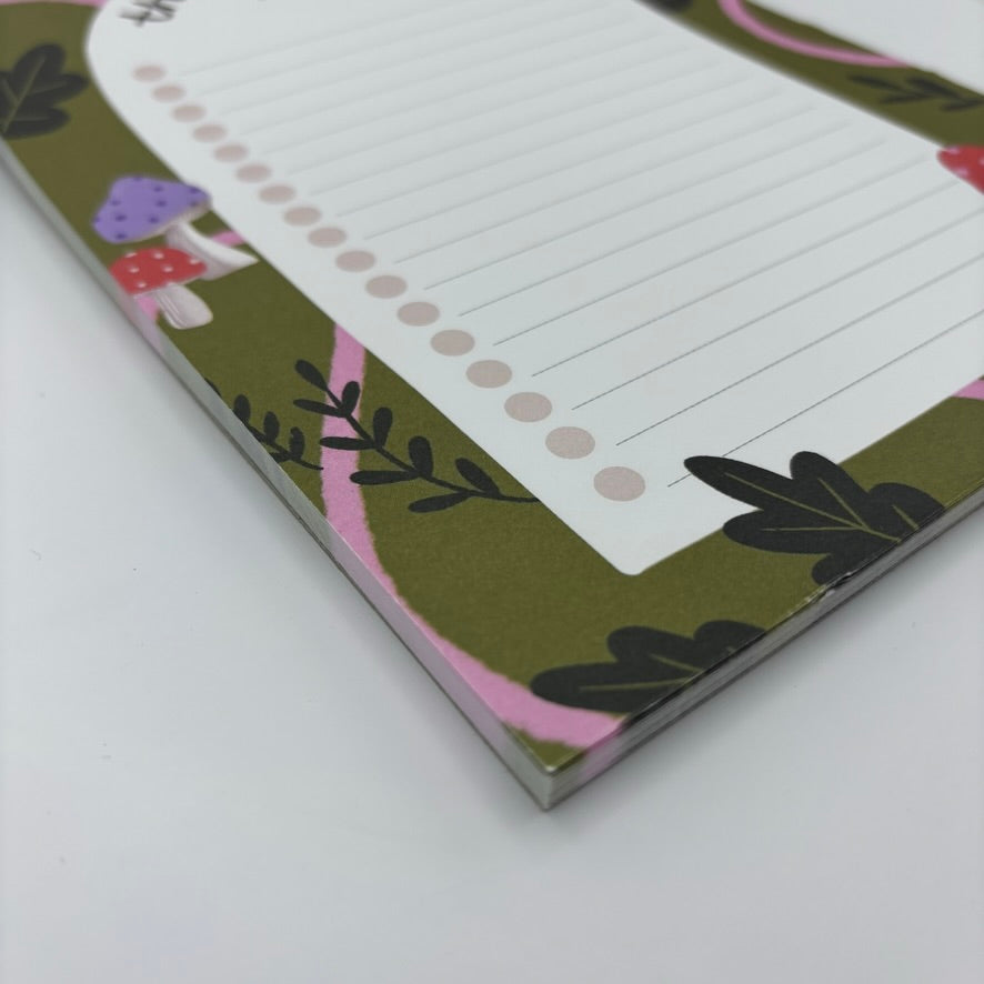 Woodland Mushrooms A5 Notepad