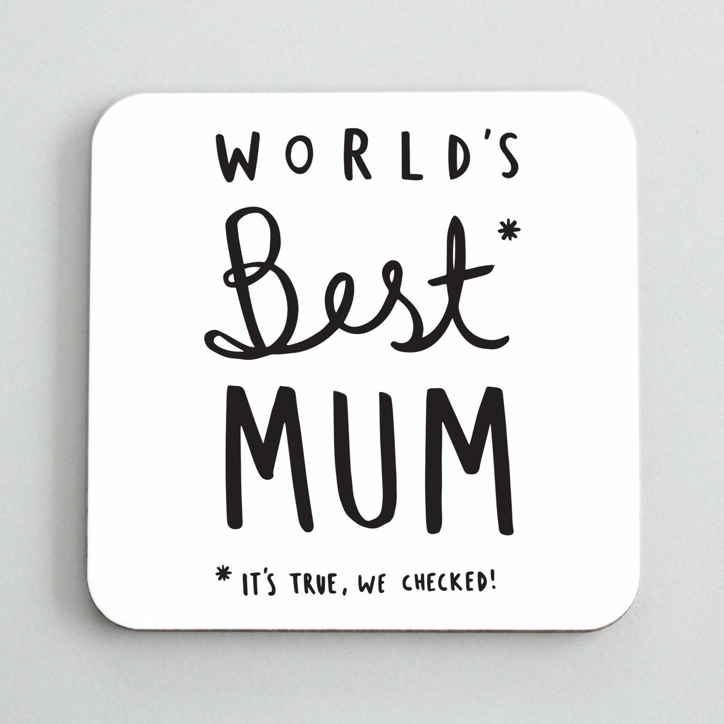 World's Best Mum Coaster