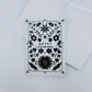 Black and White Floral A6 Notebook