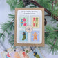 Set of 4 Illustrated Stamp Decorations