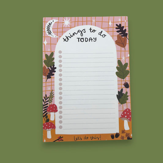 Autumn Woodland A5 Notepad