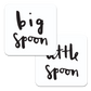 Big Spoon, Little Spoon Coaster set