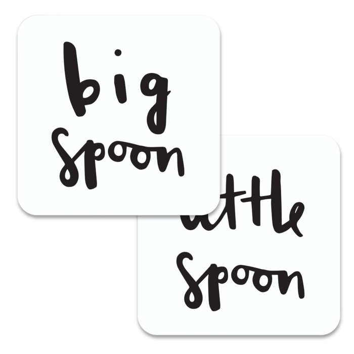 Big Spoon, Little Spoon Coaster set