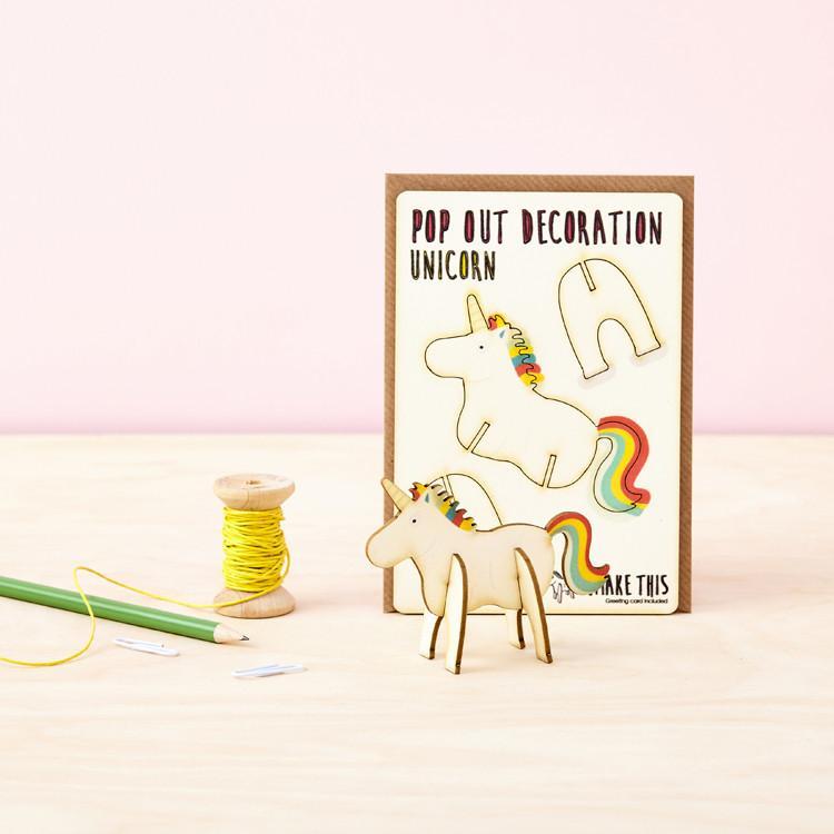 Pop Out Unicorn Card