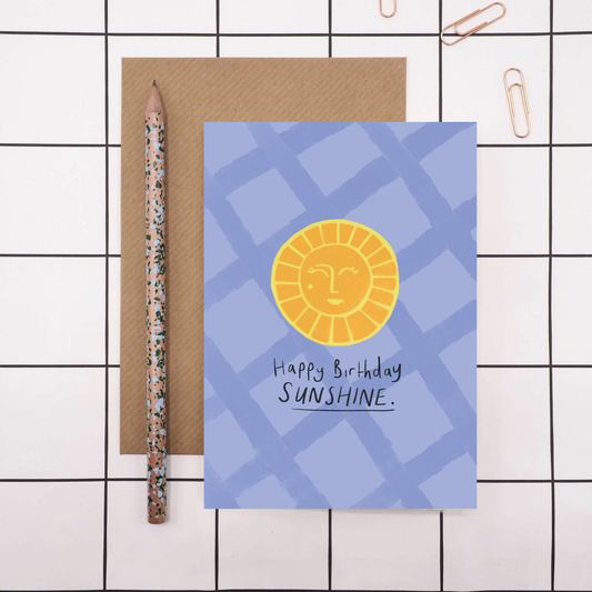 Happy Birthday Sunshine Card