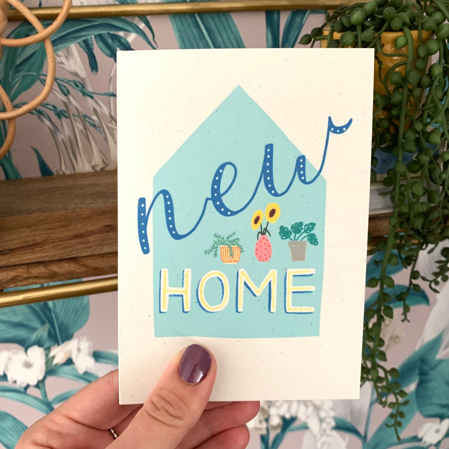 Plants New Home Card