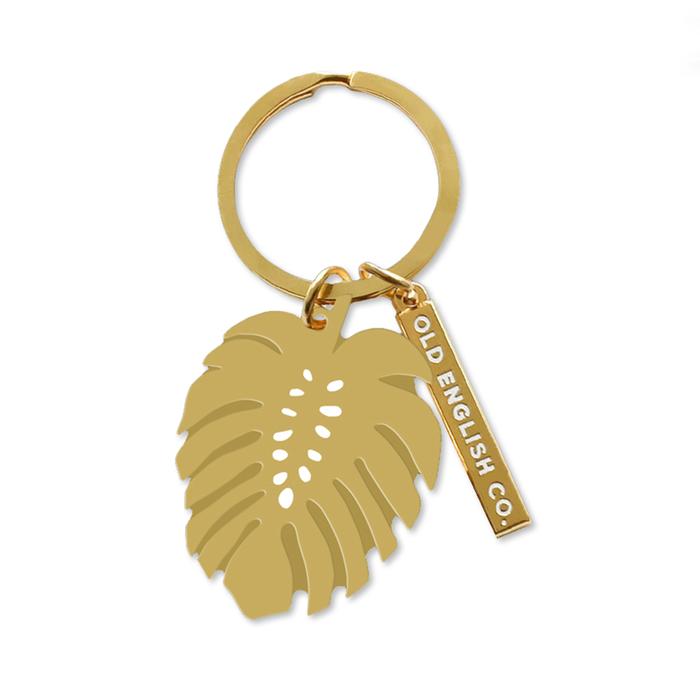 Monstera Leaf Keyring