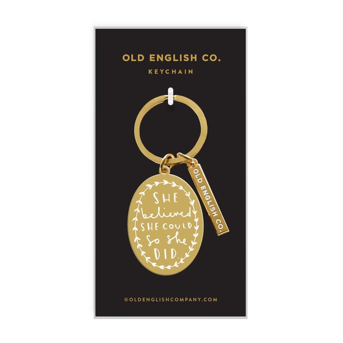 She Believed She Could Keyring