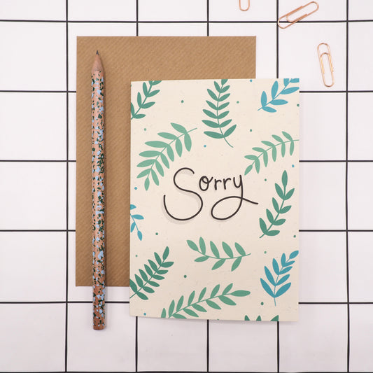 'Sorry' Thinking of you Card