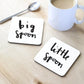 Big Spoon, Little Spoon Coaster set