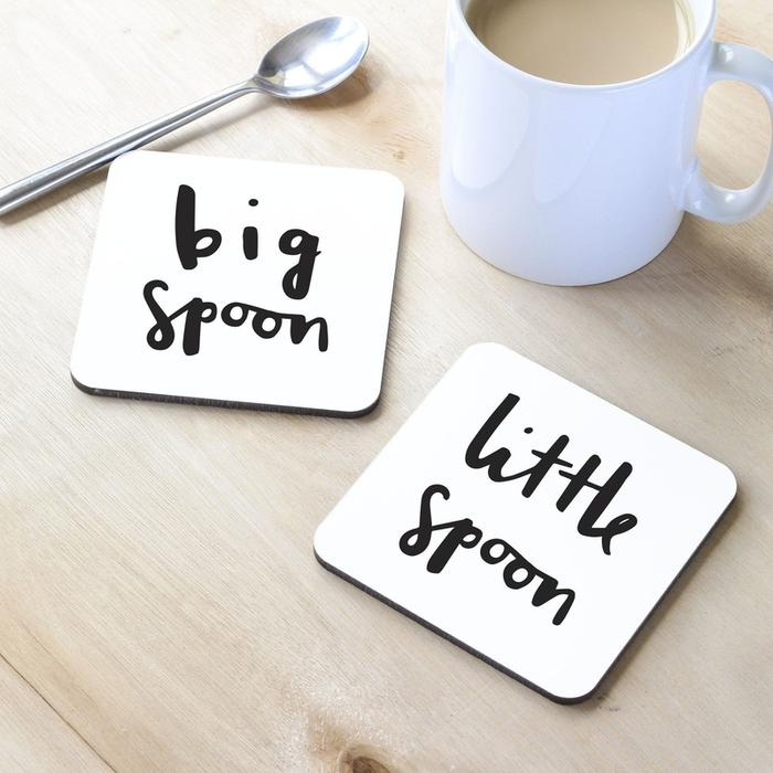 Big Spoon, Little Spoon Coaster set