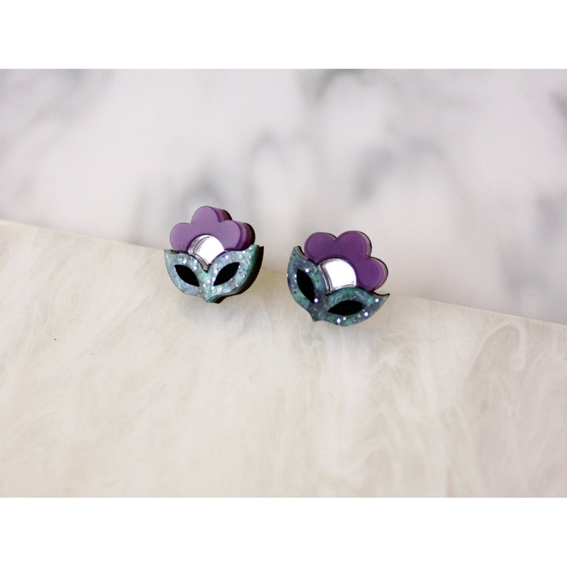 Flora Mini Stud Earrings